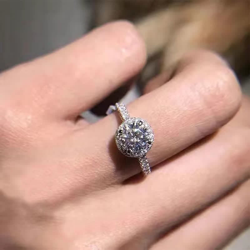 Wahre Liebe Ist Unschätzbares Zirkonia -Hochzeitspaarer Ring -Set