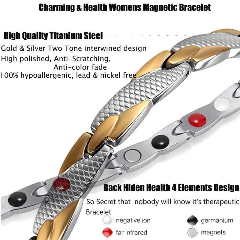 Dr Magnetic Edelstahlarmband