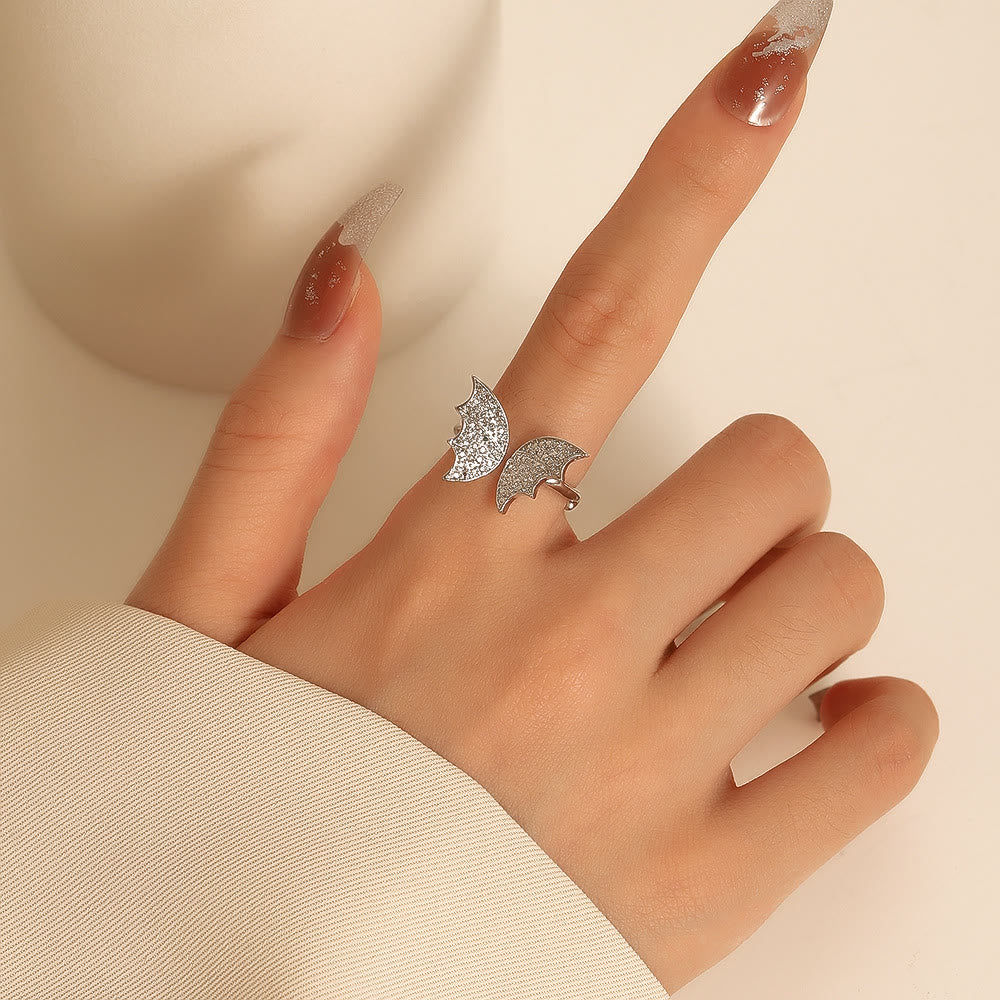 Schwarze Fledermausflügel Klingeln