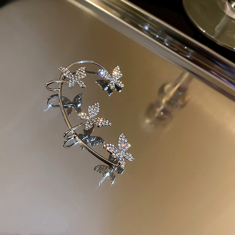 Schmetterlings-Ohrclip