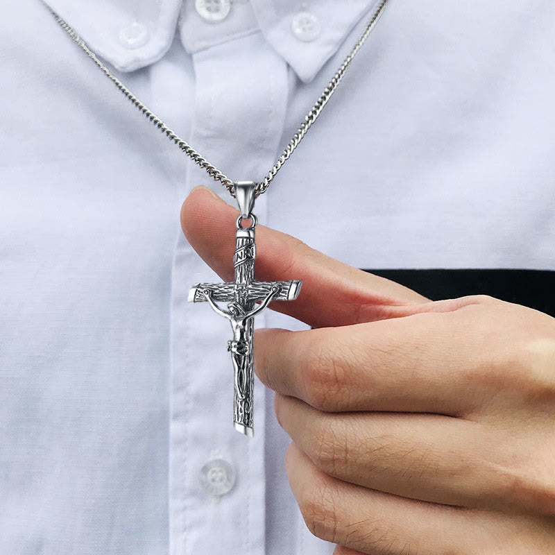 Glaubensmächte Menschen Jesus Überqueren Halskette