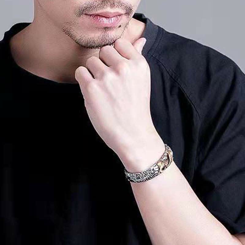 Chavri Koi Fisch Gras Muster Wohlstand Reichtum Armband Armreif