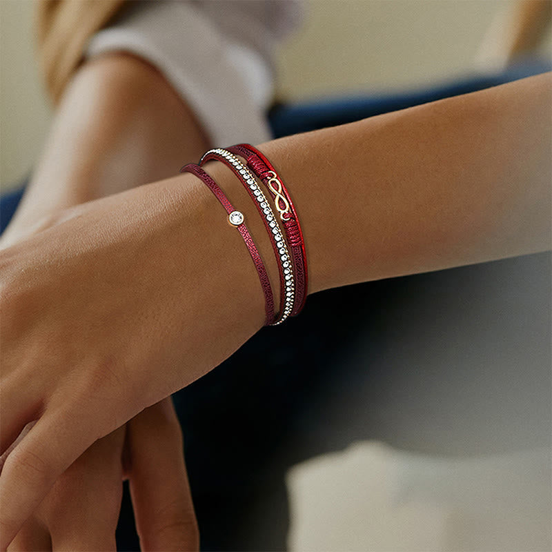 Bohemian Diamond Geflochtenes Magnetarmband