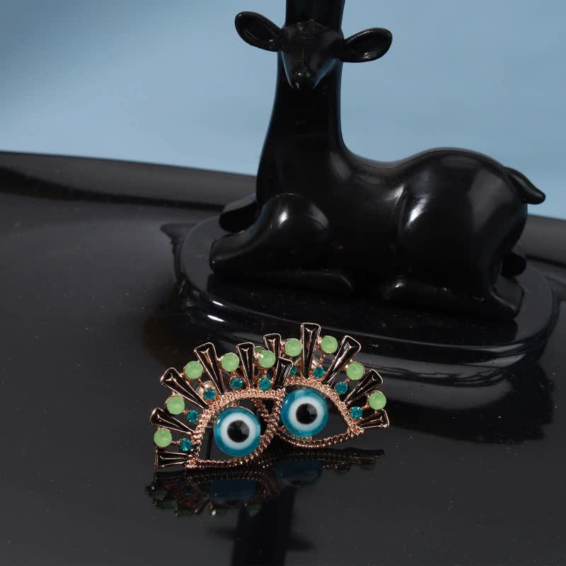 Auge Von Doom Sapphire Creative Peacock Ohrringe