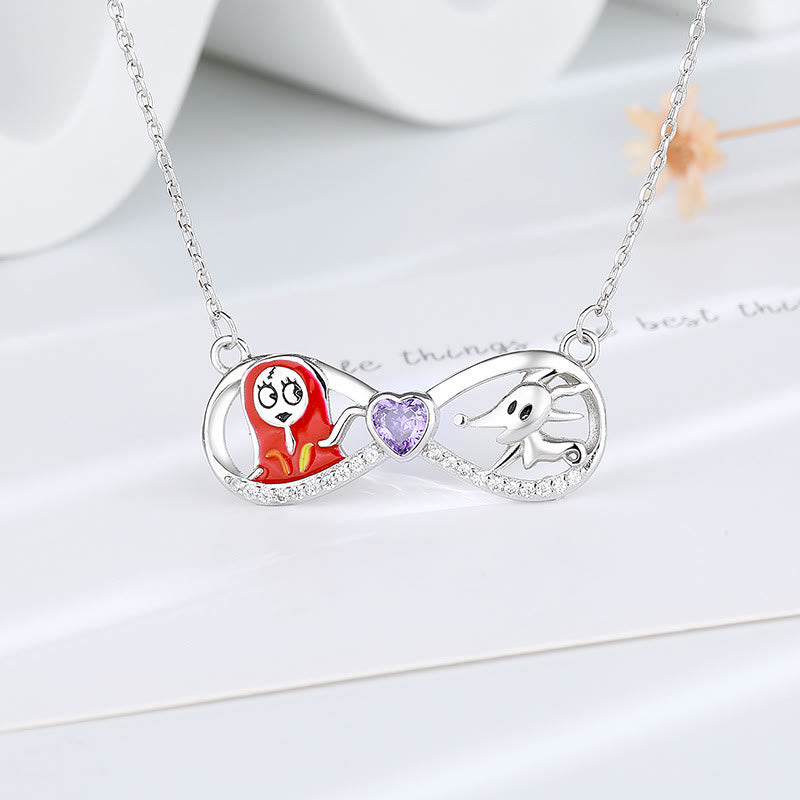 Familien Zirkon Herzkette In Der Familie