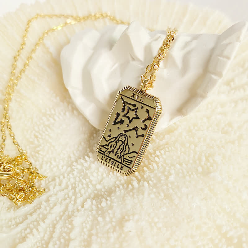 Wahrscheinliche Tarotkarte Quadratkette