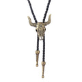 Cowboy Leder Krawatte Western Halskette