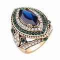 Antike Vergoldete Vintage -Ring