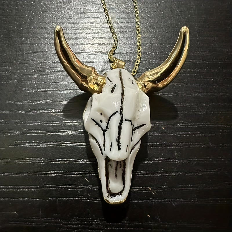 Frei Heute Männer Modelle Bullenkopf Anhänger Halskette