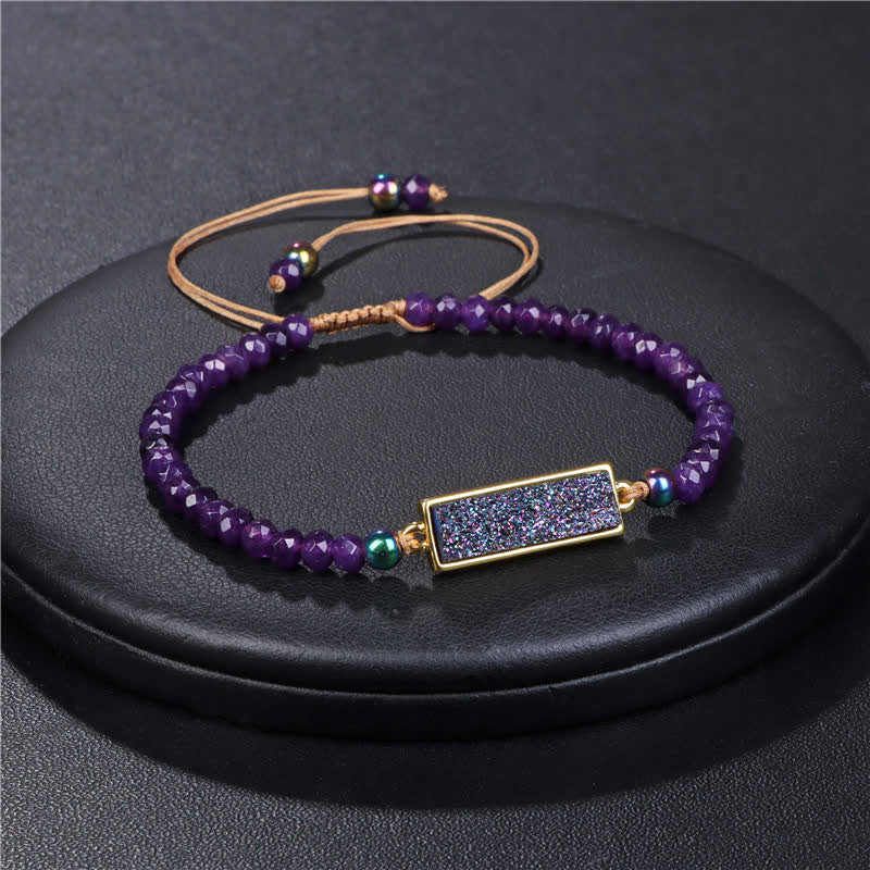 Facettiertes Natürliches Kristallarmband