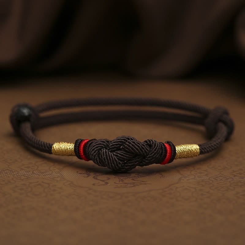 Chavri Red String Jade Glück Glücksknoten geflochtenes Paararmband