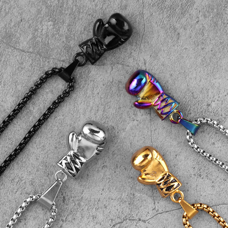 Seien Sie Mutiger Boxhandschuhe Halskette