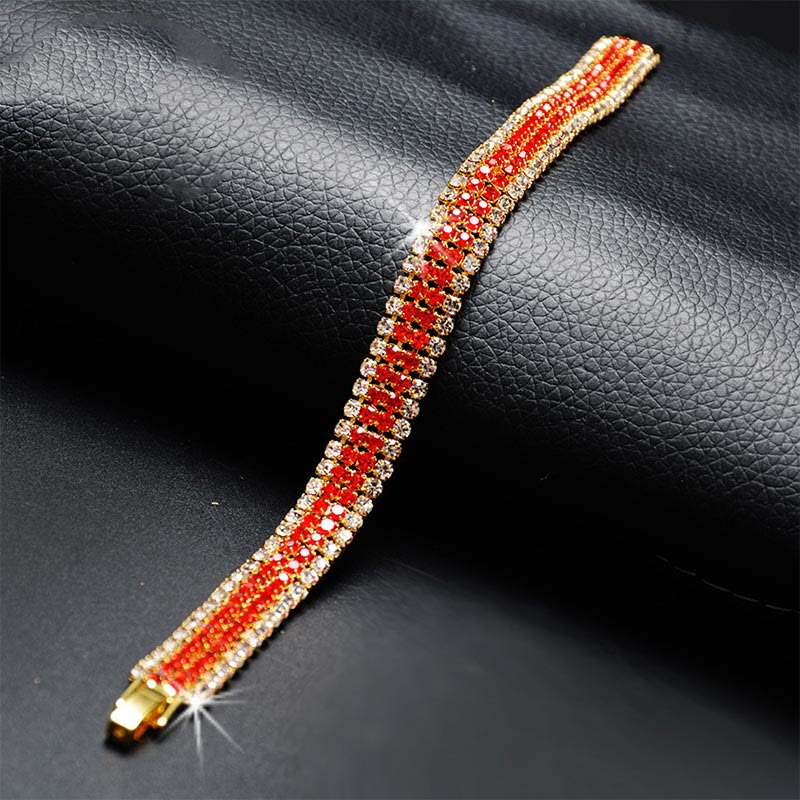 Exquisite Luxus Römische Modekristallarmband