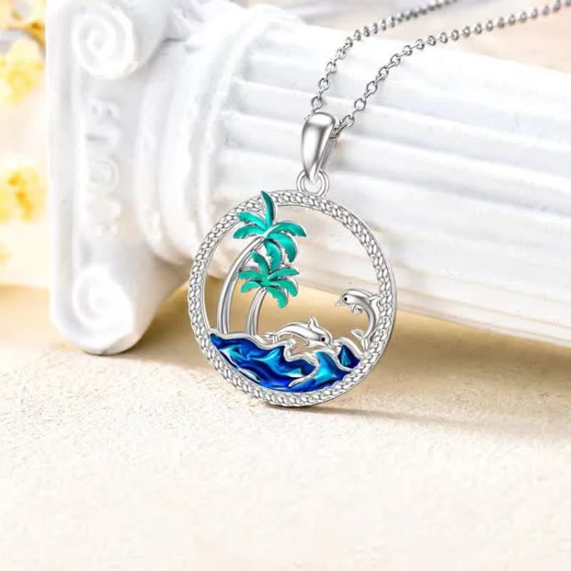 Blue Ocean Szene Palmbaumkette