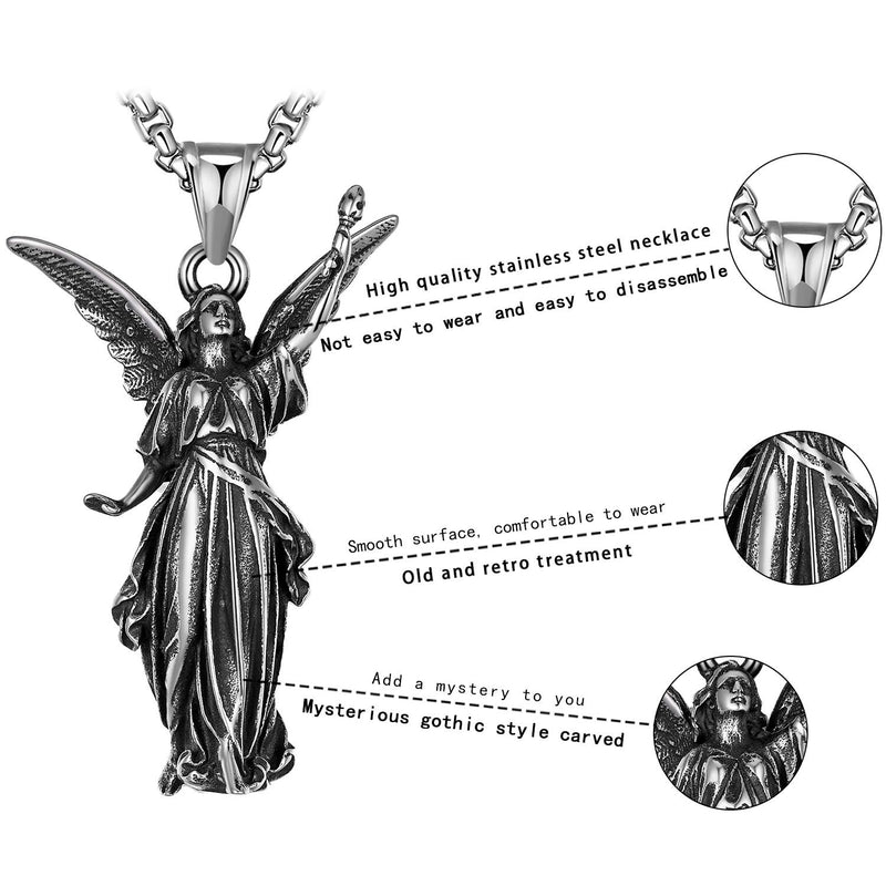 316L Edelstahlstatue Der Liberty -Halskette