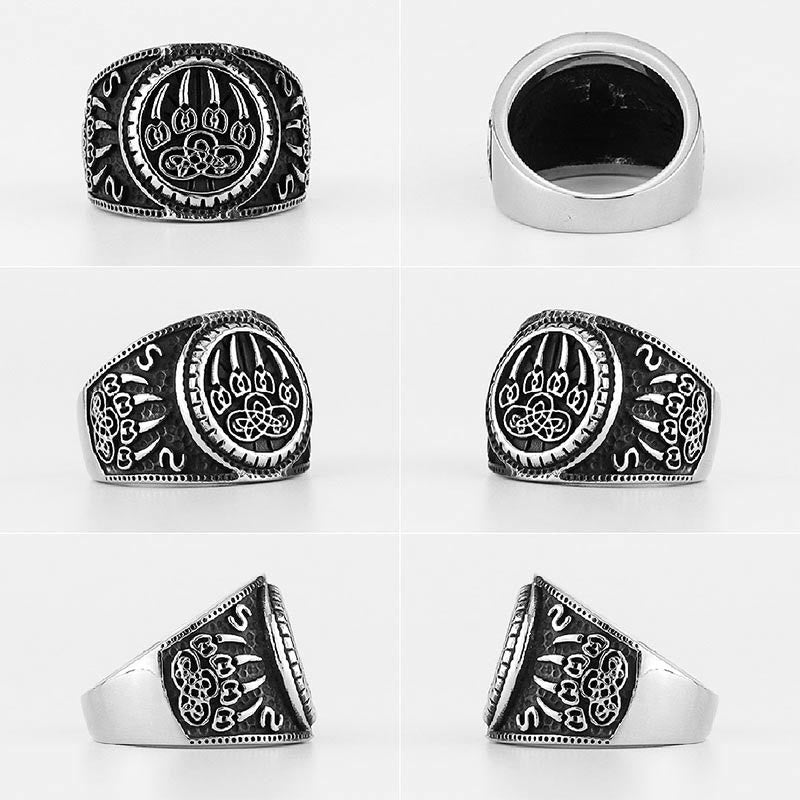 Berserkers Pfoten Signet Ring