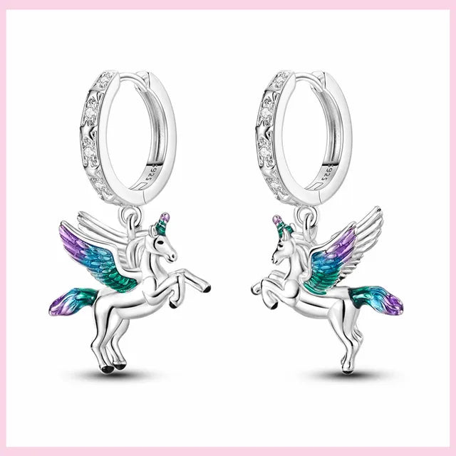 Bunte Federn Ohrhänger Traumfänger Bohemia Asymmetrische Hängeohrringe Origineller Hochzeitsschmuck für Frauen