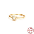 Brillante Moissanite Ringe aus 925er Sterlingsilber für Frauen und Mädchen