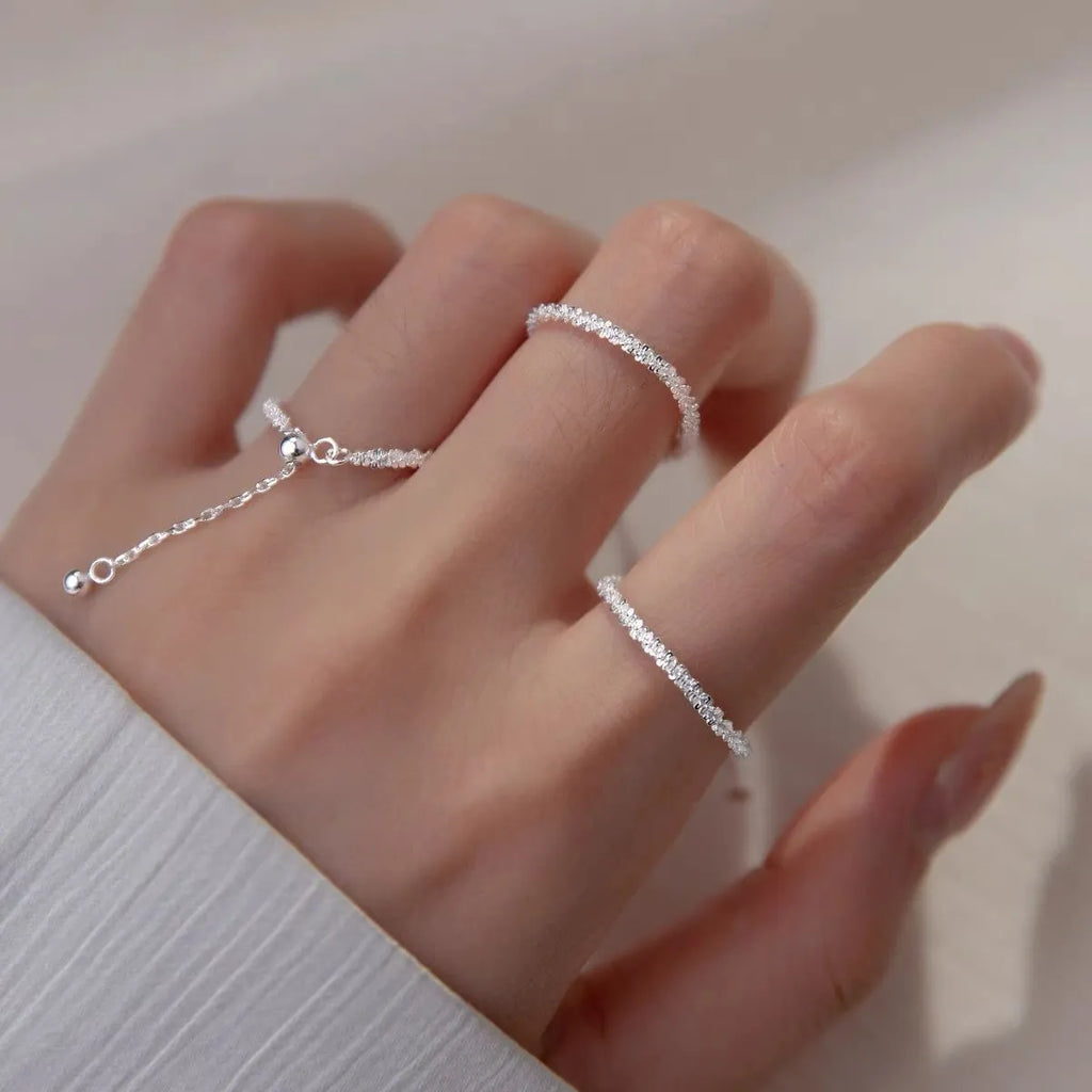 Verstellbare Ringe aus Sterlingsilber | 925 Sterling Silber Ring verstellbar