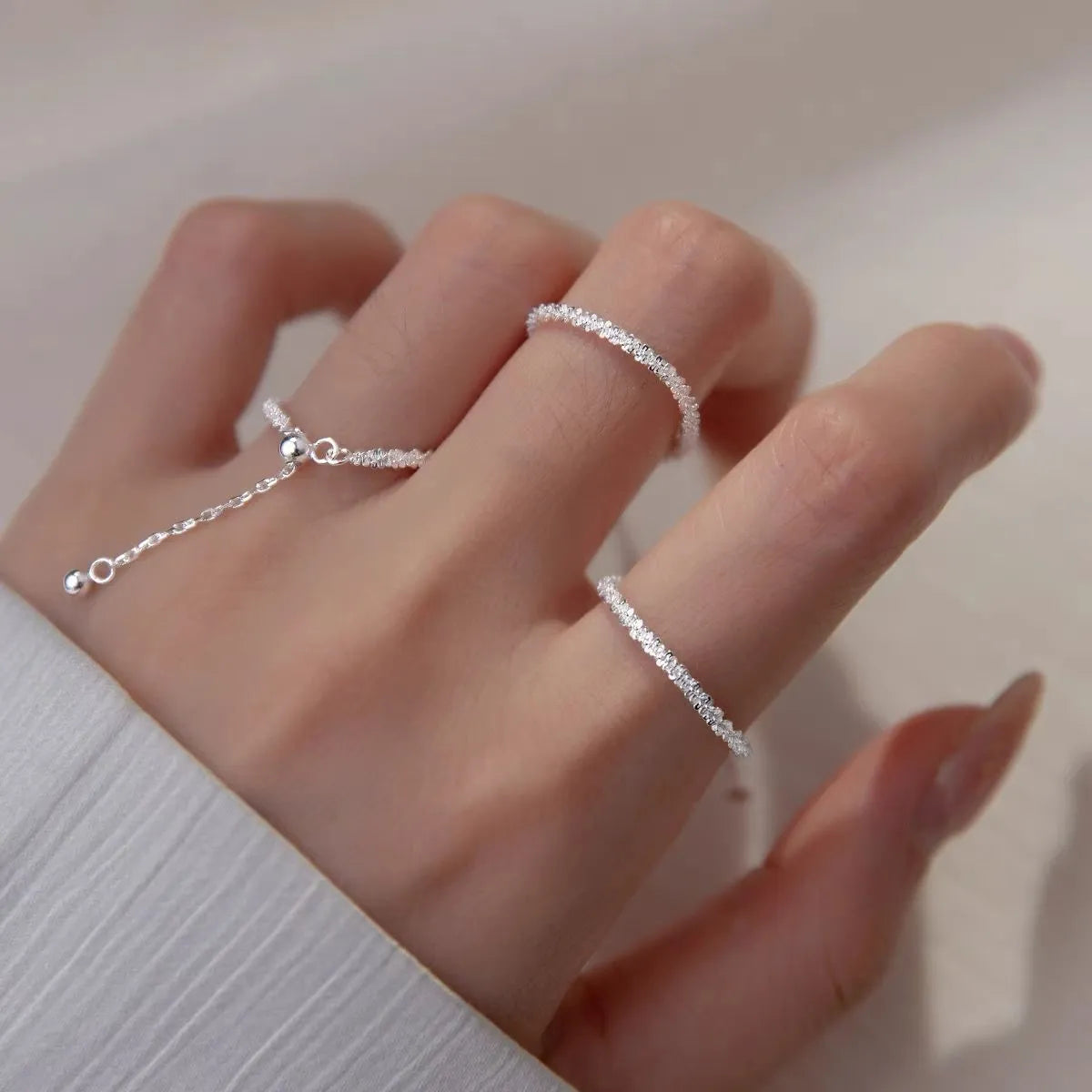 Verstellbare Ringe aus Sterlingsilber | 925 Sterling Silber Ring verstellbar