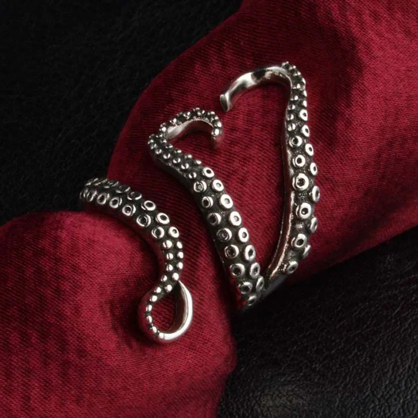Silberne Oktopus Ringe für Frauen | Oktopus Ring aus Sterlingsilber