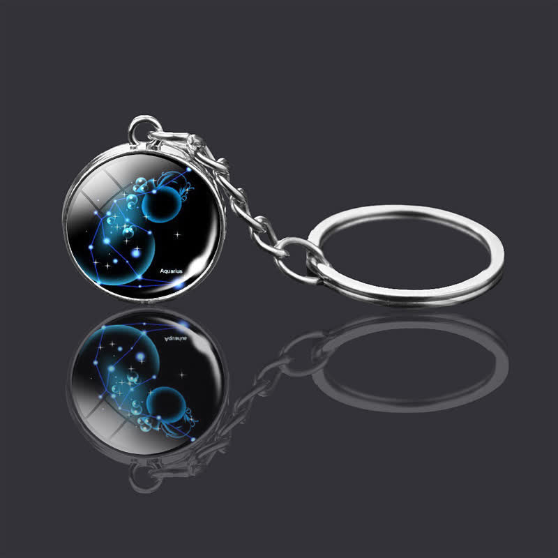 Glas 12 Sterne Zodiac Sternenkette