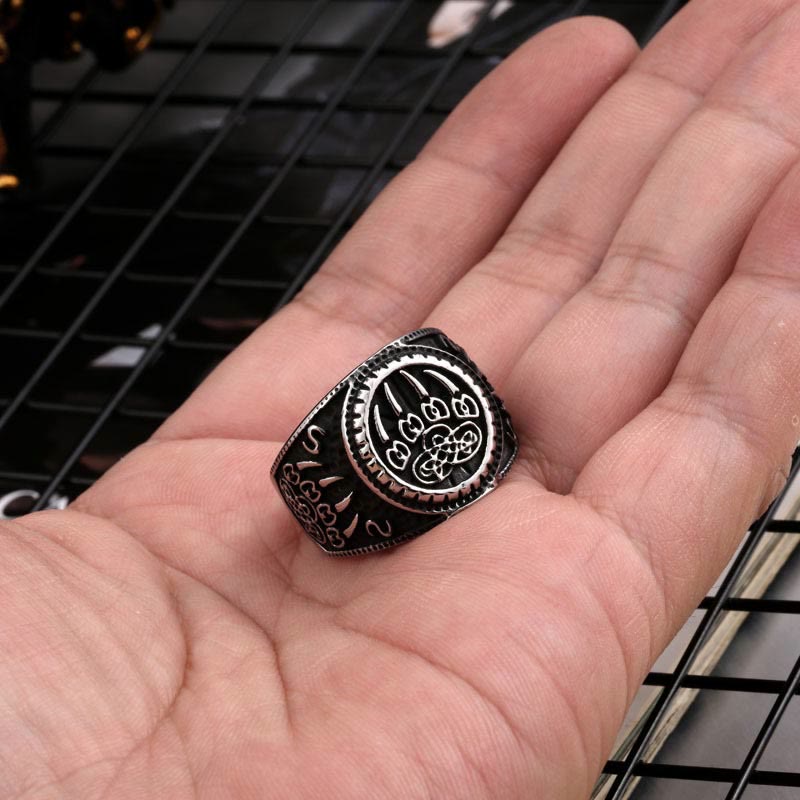 Berserkers Pfoten Signet Ring