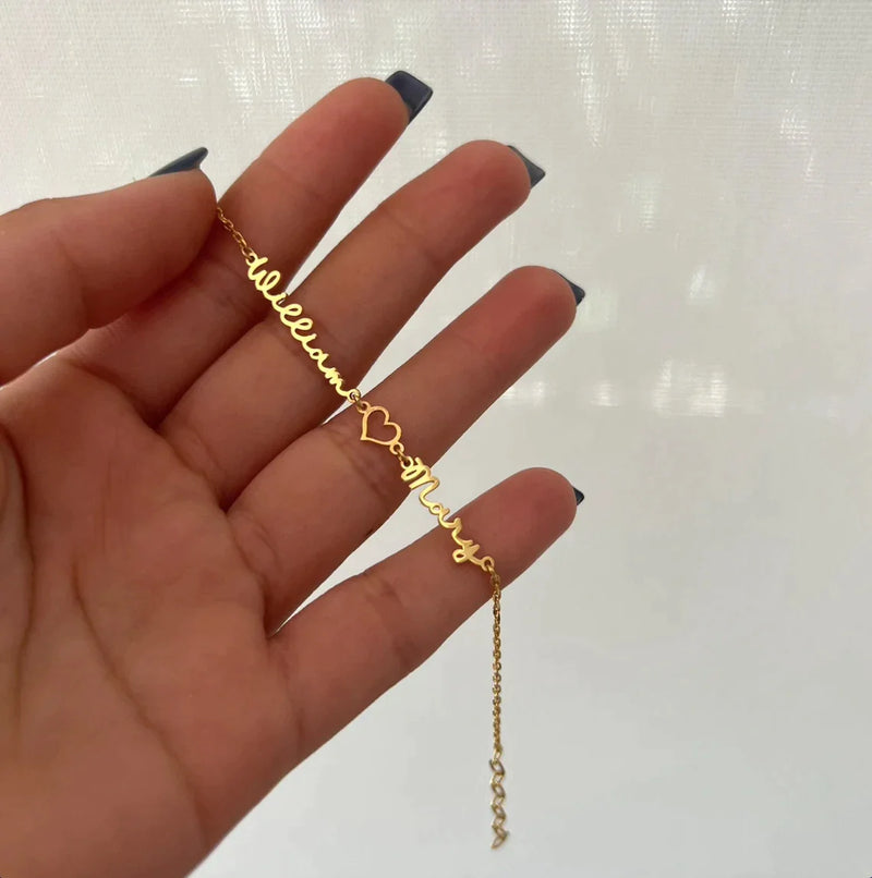 Personalisiertes Armband mit Wunschnamen