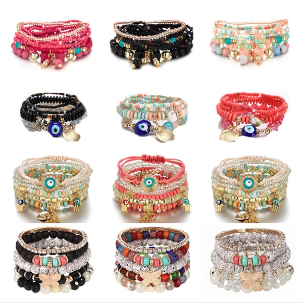 Böhmisches mehrschichtiges Armband