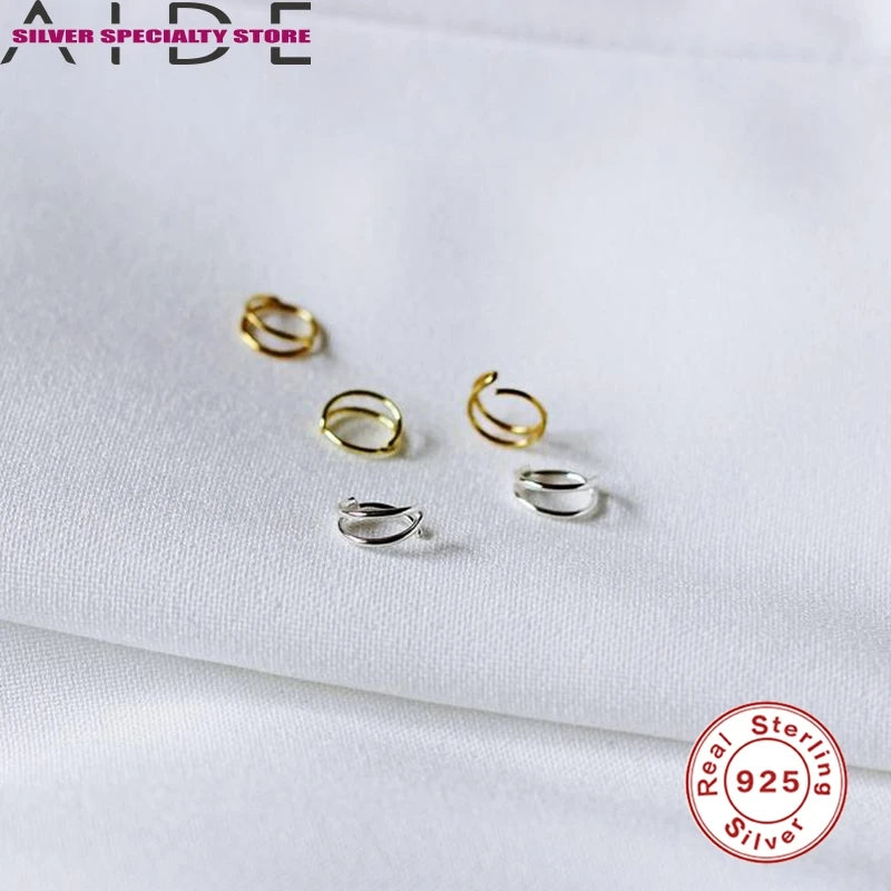 Silbernes Nasenpiercing für Frauen - Trendiges Goldring für Mädchen - Feiner Schmuck - Geschenke - Körperschmuck