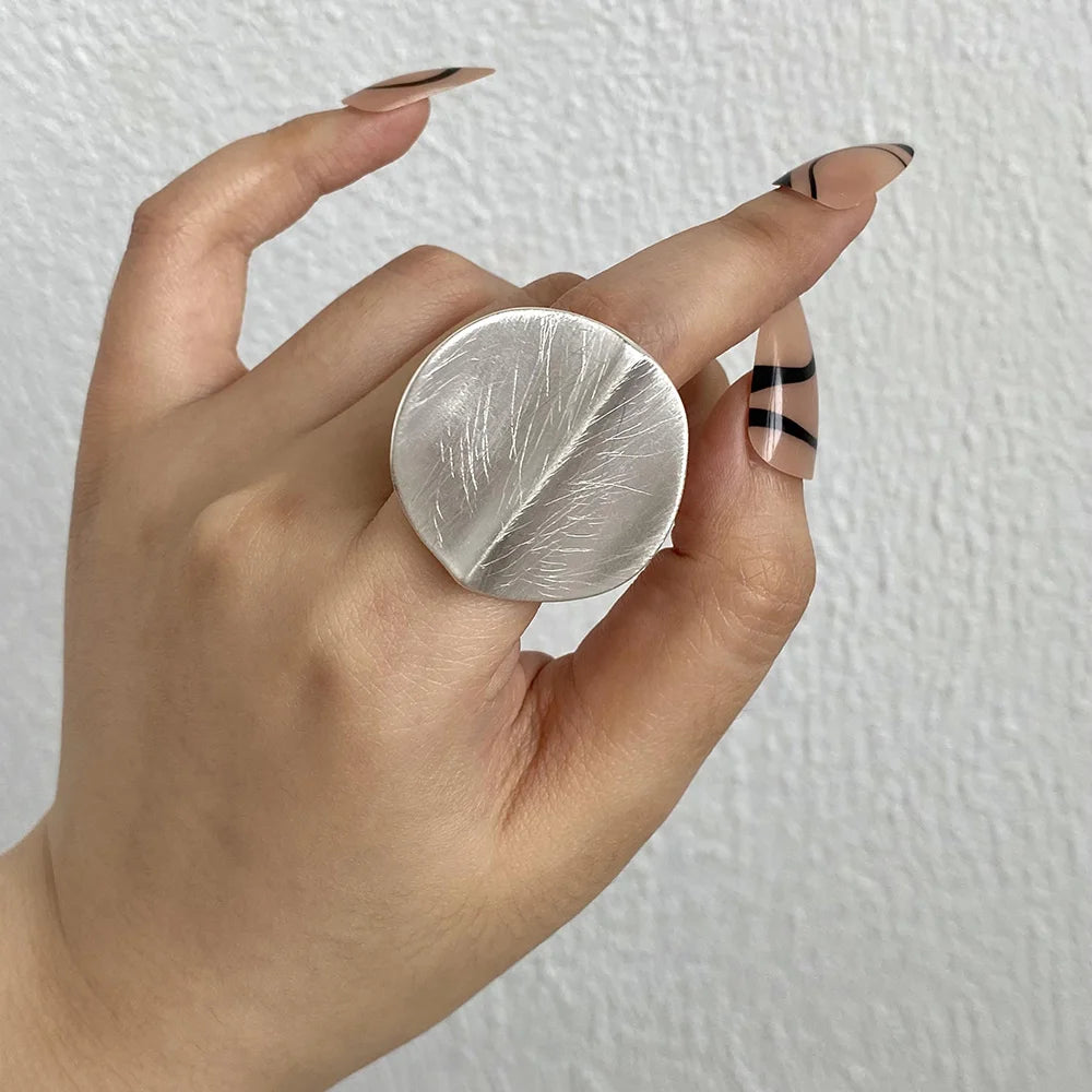 Modische elastische Ringe in Silberfarbe für Frauen und Männer - Schmuckgeschenk