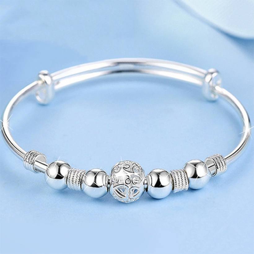 Einstellbarer Armband Mit Runden Charme Akzenten