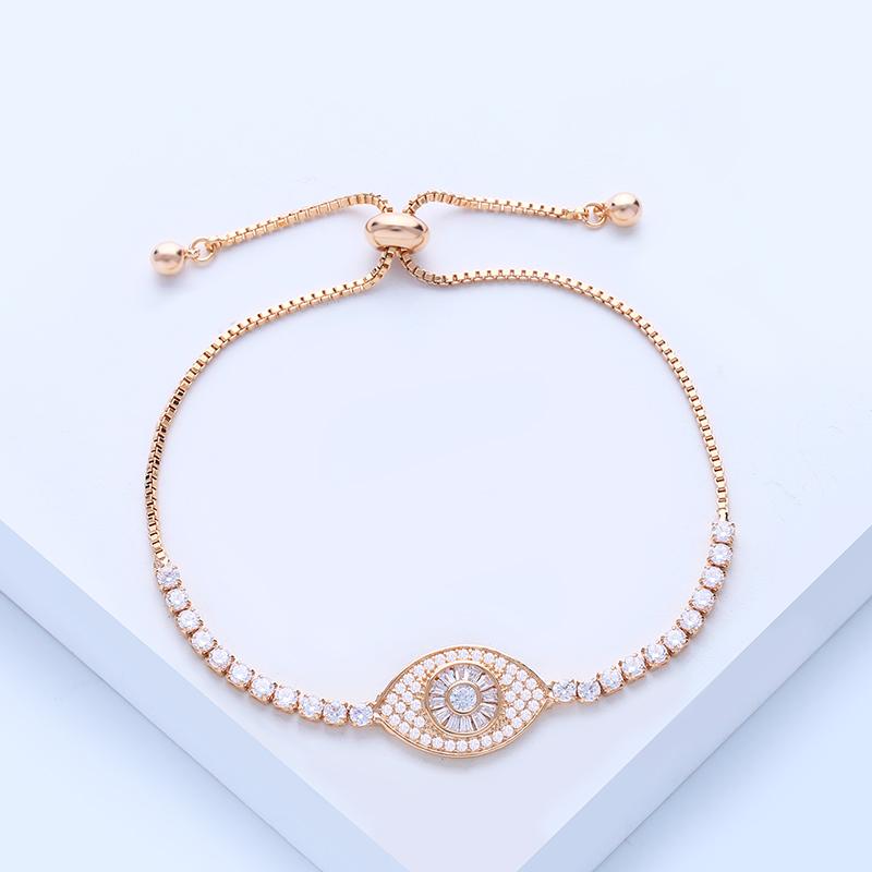 Verstellbares Mythisches Augen Und Hamsa Charmarmband