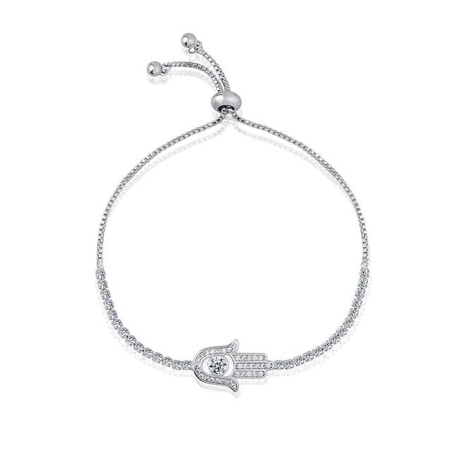 Verstellbares Mythisches Augen Und Hamsa Charmarmband