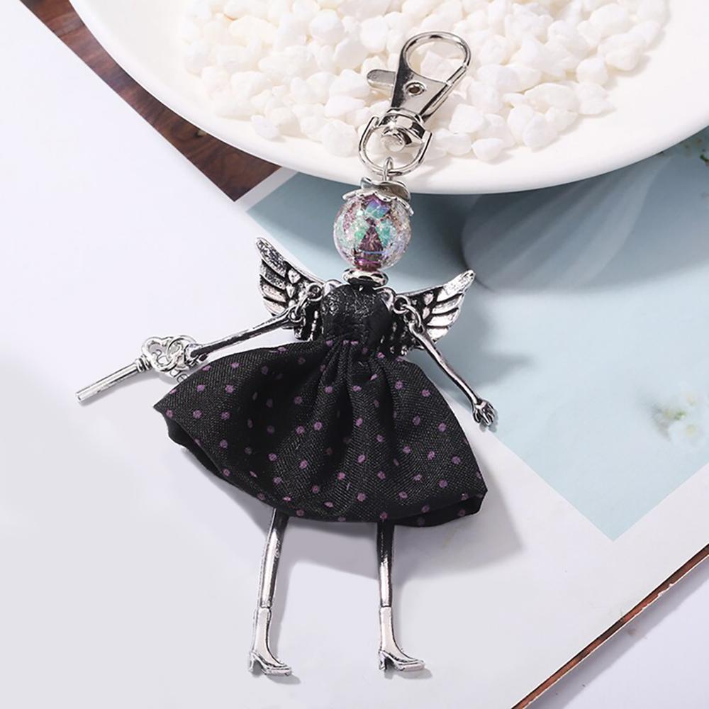 Entzückender Handgefertigter Puppenschlüsselkette Anhängerschmuck