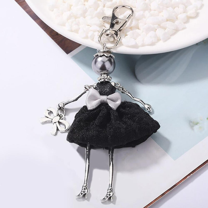 Entzückender Handgefertigter Puppenschlüsselkette Anhängerschmuck