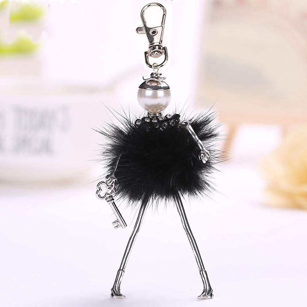 Entzückender Handgefertigter Puppenschlüsselkette Anhängerschmuck