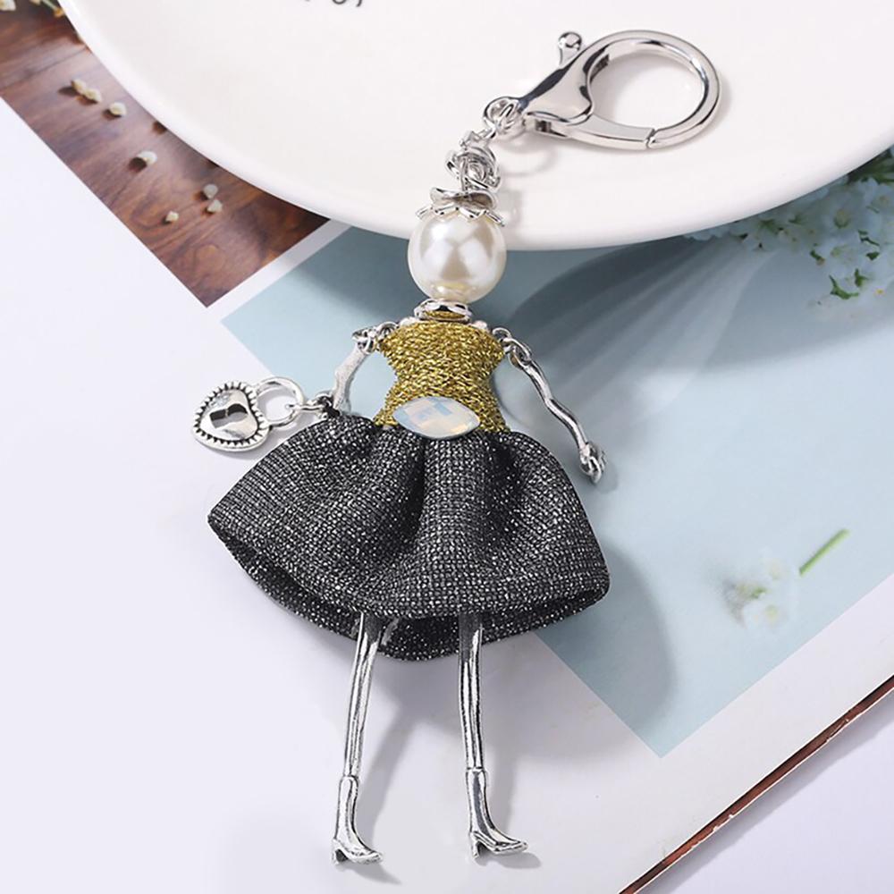 Entzückender Handgefertigter Puppenschlüsselkette Anhängerschmuck