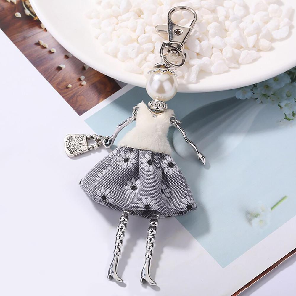 Entzückender Handgefertigter Puppenschlüsselkette Anhängerschmuck