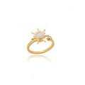 Edelstahl Sonnenanhänger Fidget Finger Ring - Anti Stress Angst Ring für Frauen - Modisches Geburtstagsschmuckgeschenk