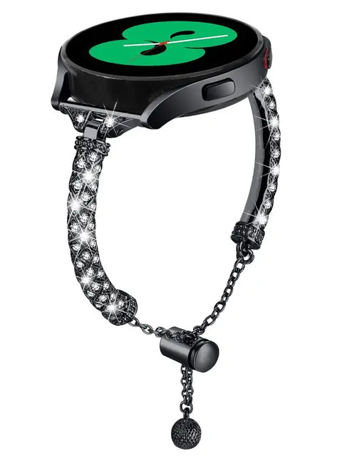 Armbänder für Samsung Galaxy Watch 5 44 mm 40 mm Diamant-Metallarmband + Diamant-Hülle