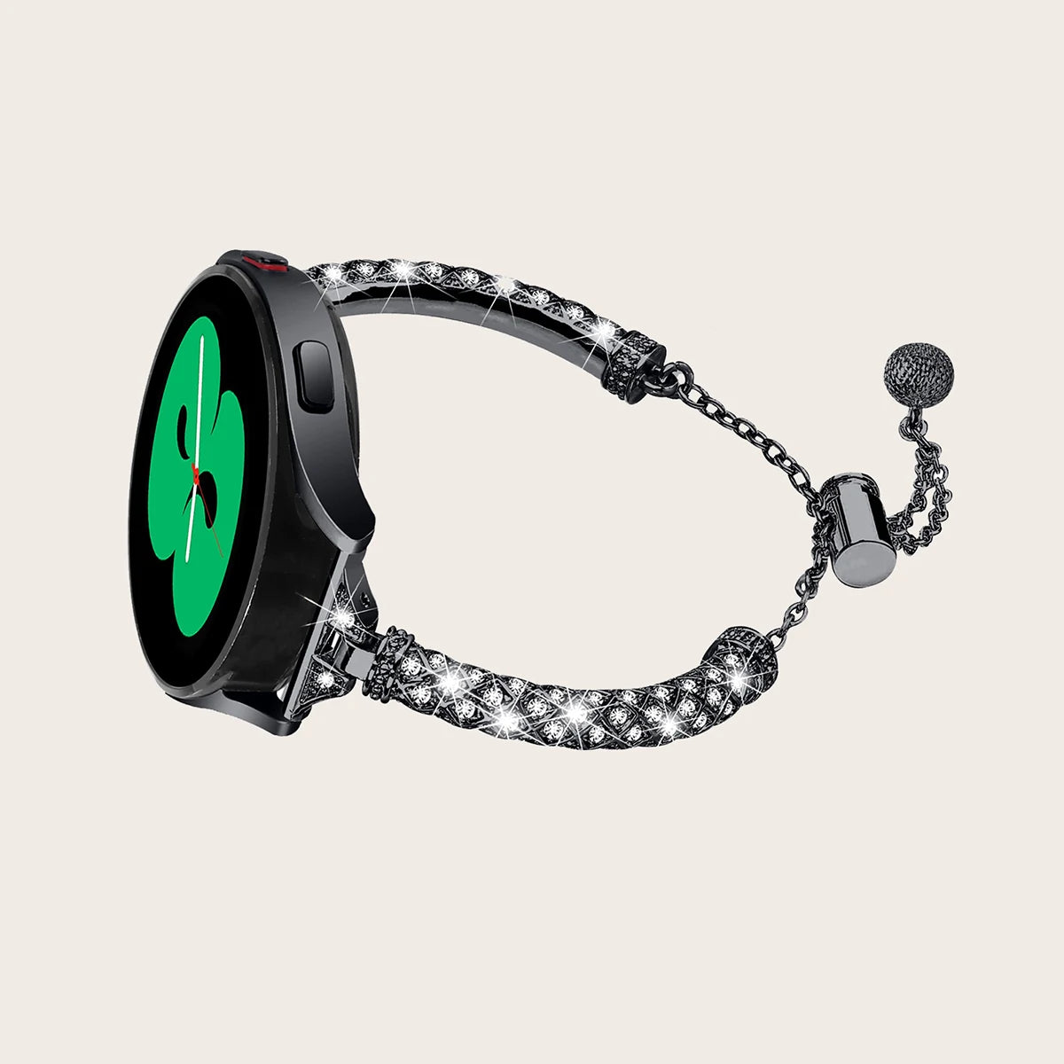 Armbänder für Samsung Galaxy Watch 5 44 mm 40 mm Diamant-Metallarmband + Diamant-Hülle