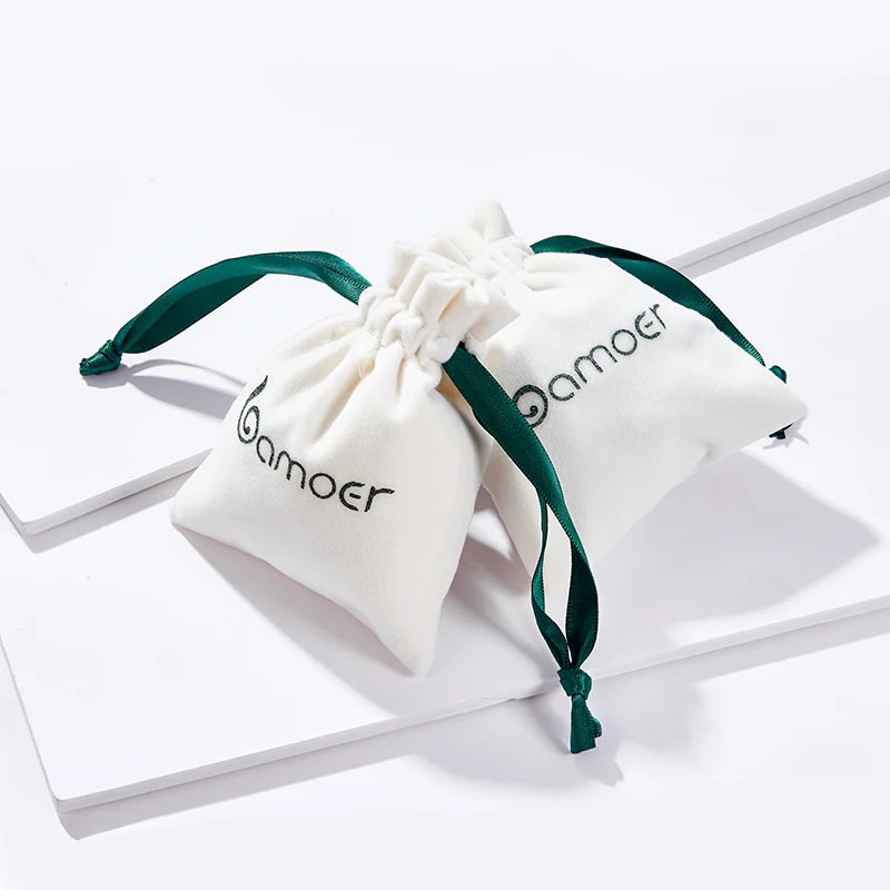 Bamoer 925 Sterling Silber Verflochtenes Herz Kettenring Geometrischer Liebesring Für Frauen Platinbeschichtetes Schmuckstück - Ringe