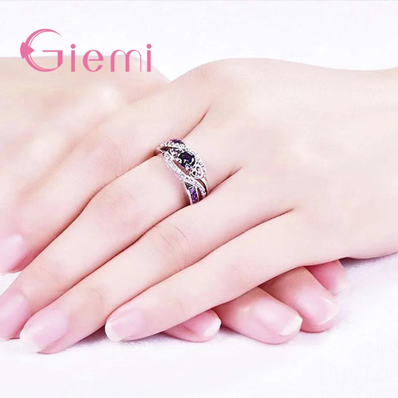 Elegante Sterling Silber Ringe in verschiedenen Größen