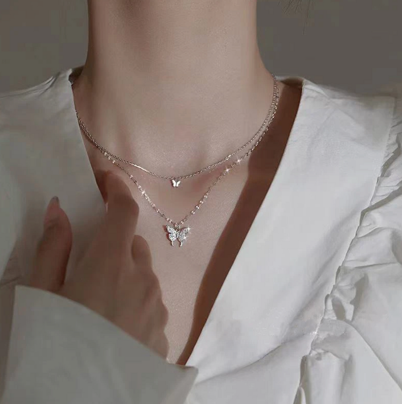 Schmetterling Doppelkette