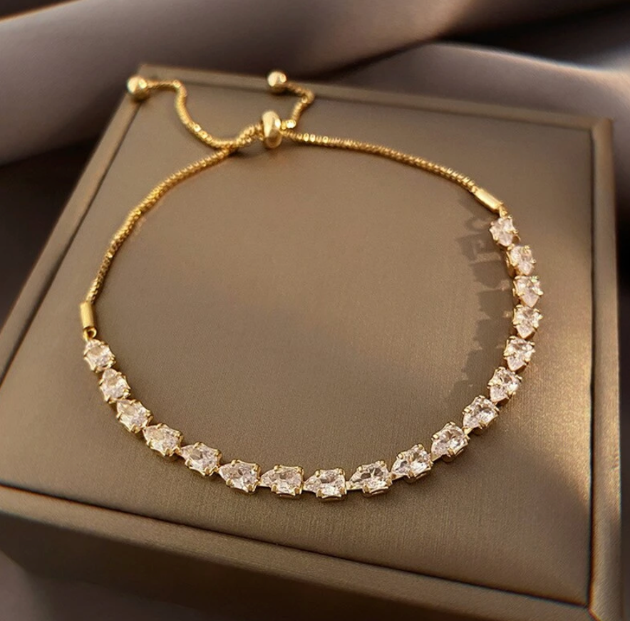 Glitzer Armband Edelarmband