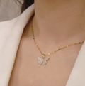 Glitzerschmetterling Kette