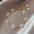 Blumenperlen Armband