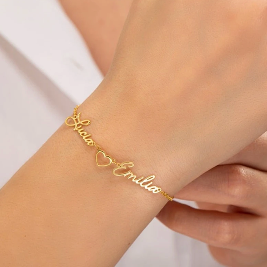 Personalisiertes Armband mit Wunschnamen