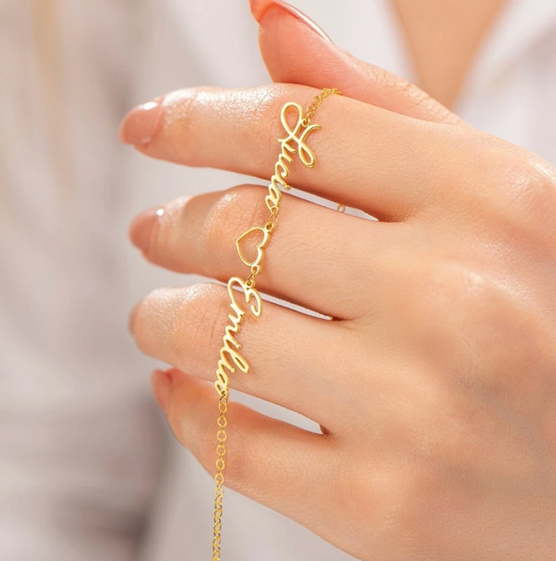 Personalisiertes Armband mit Wunschnamen